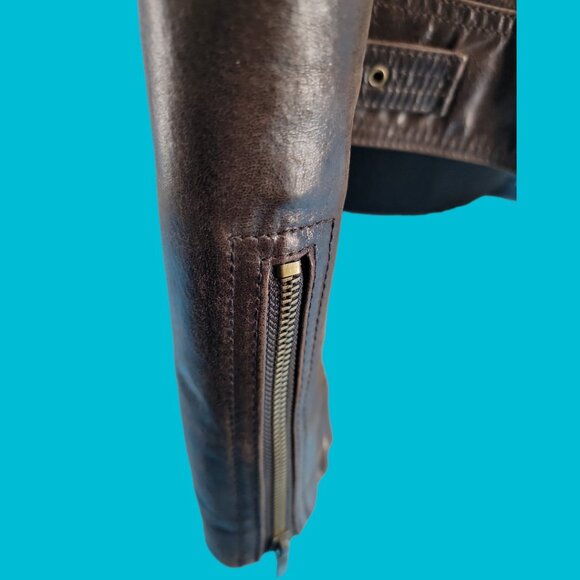 ✨ Laundry by Shelli Segal Leather & Faux Shearling Aviator Jacket – Size M ✨ - Picture 9 of 15